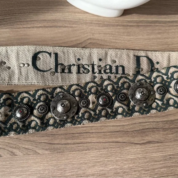 Dior Mini Saddle Bag with Embellished Strap - Picture 11 of 16